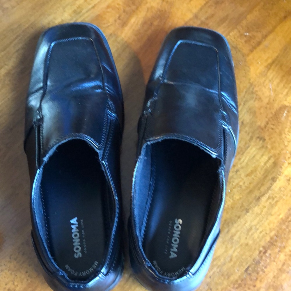 Sonoma Goods For Life Boys Slip on Black Dress shoes